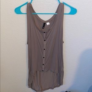 Button Up Tank Top